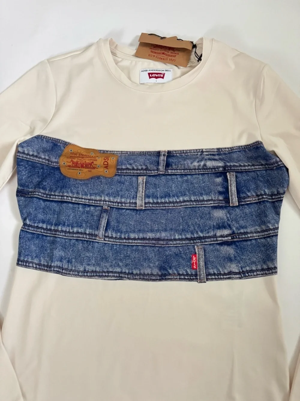 New Levis X ADSB Andersson Bell Second Skin Top Long Sleeve Shirt - Picture 7 of 9